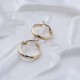 Vintage Hoop Earring Wholesale Turkish 14k Gold Earrings