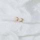 Star Stud Earring Wholesale Turkish 14k Gold Earrings