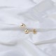 Ball Stud Earring Wholesale Turkish 14k Gold Earrings