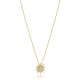 14k Gold Minimal Sun Necklace Wholesale Turkish Pendant