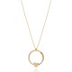 14k Gold Round Design Minimal Heart Wholesale Pendant