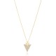 14k Gold Inlaid Triangle Wholesale Turkish  Pendant