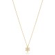 Minimal Snowflake Wholesale Turkish 14k Gold Pendant