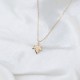 14K Gold Maple Leaf Pendant Turkish Wholesale Gold Jewelry