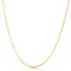 14K Gold 3.20 mm Sneak Necklace Turkish Wholesale Gold Jewelry