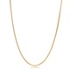 14K Gold 2.40 mm Round Sneak Necklace Turkish Wholesale Gold Jewelry