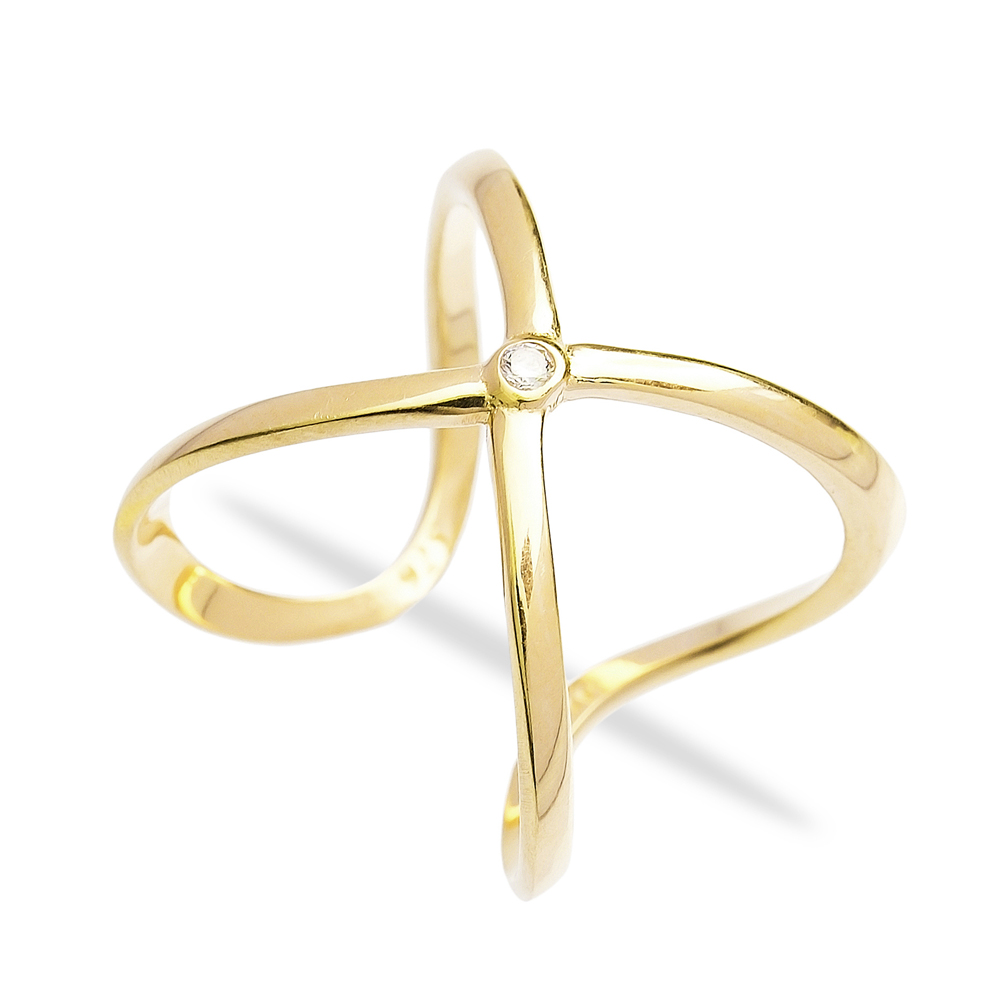 Adjustable X Wholesale Turkish 14K  Gold Ring