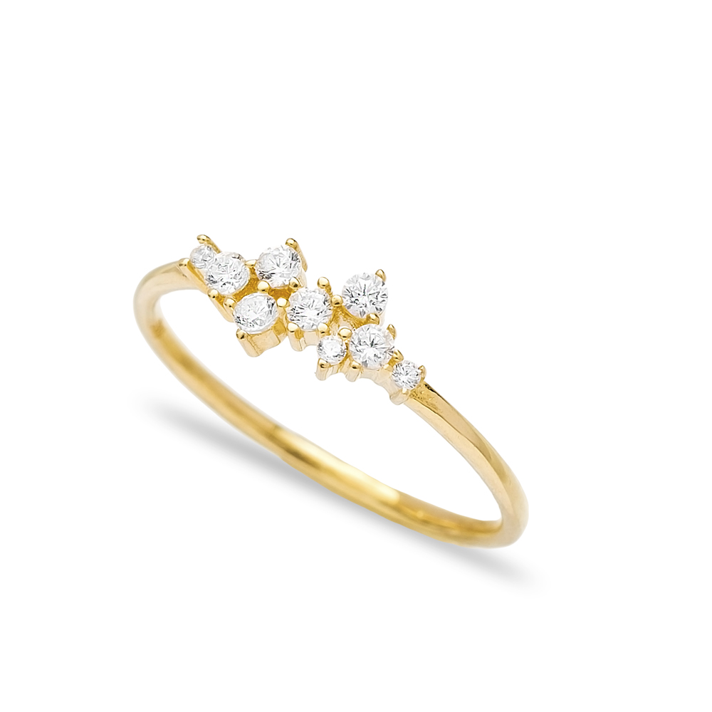 Simple Minimal design Wholesale Turkish 14K Gold Ring