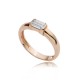 Baguette Design CZ Wholesale Cluster Ring 14k Gold Jewelry