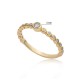 Minimalist Round CZ Wholesale Cluster Ring 14k Gold Jewelry