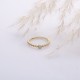 Minimalist Round CZ Wholesale Cluster Ring 14k Gold Jewelry