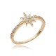 North Star CZ Wholesale Cluster Ring 14k Gold Jewelry