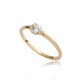 Tiny Heart CZ Wholesale Cluster Ring 14k Gold Jewelry