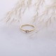 Tiny Heart CZ Wholesale Cluster Ring 14k Gold Jewelry