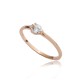 Tiny Heart CZ Wholesale Cluster Ring 14k Gold Jewelry