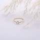 14k Gold Jewelry Pear CZ Wholesale Cluster Ring