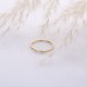 Baguette CZ Handmade 14k Gold Wholesale Cluster Ring