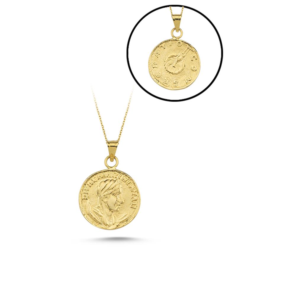 Wholesale Medallion Style Turkish Handcrafted 14K Gold Pendant