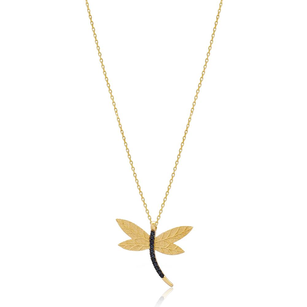 Turkish 14k Gold Dragonfly Design Wholesale Pendant