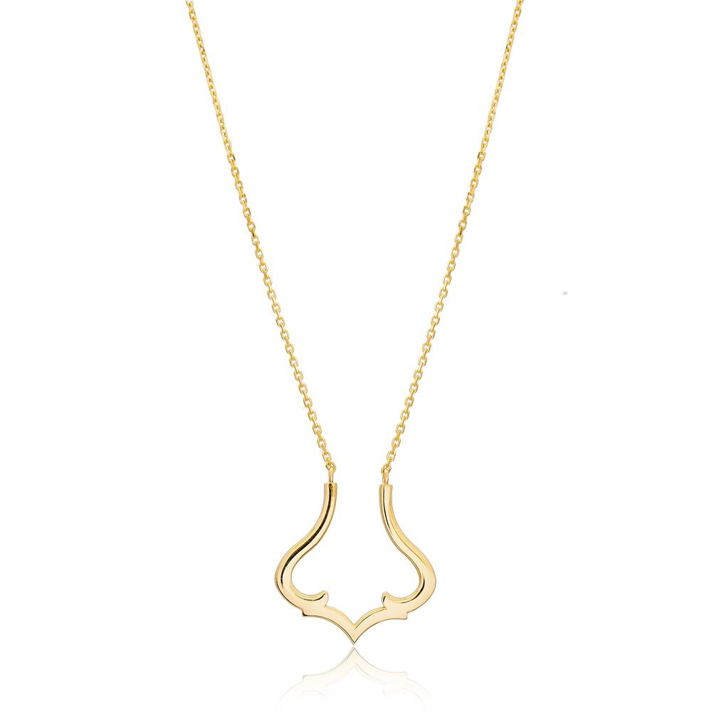 14k Gold Dainty Design Wholesale Turkish Necklace