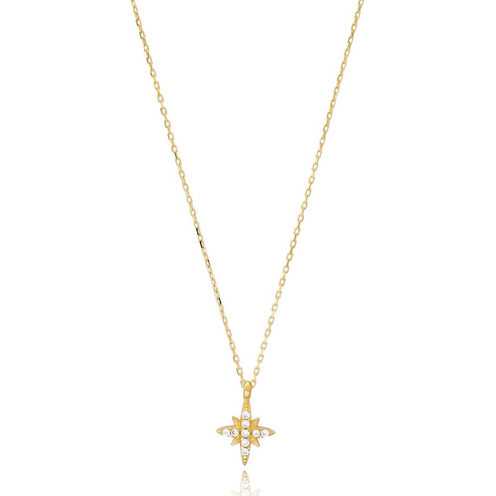North Star Turkish Wholesale Handmade 14k Gold Necklace