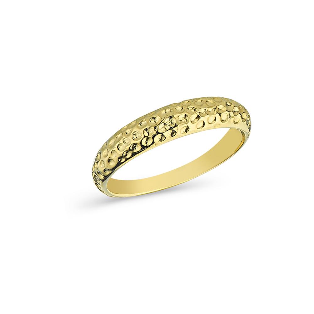 Hammered Wedding Ring 14k Gold Jewelry