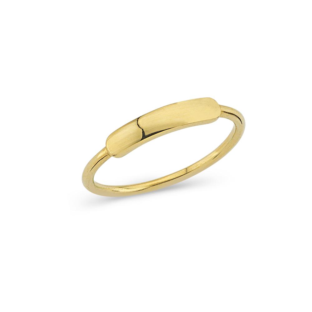 Simple Design Wholesale Turkish 14k Gold Engagement Ring
