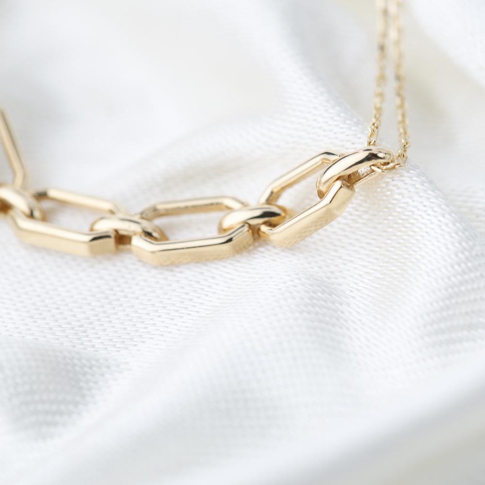 14K Gold Chain Design Bracelet Wholesale Handmade Turkish Jewelry