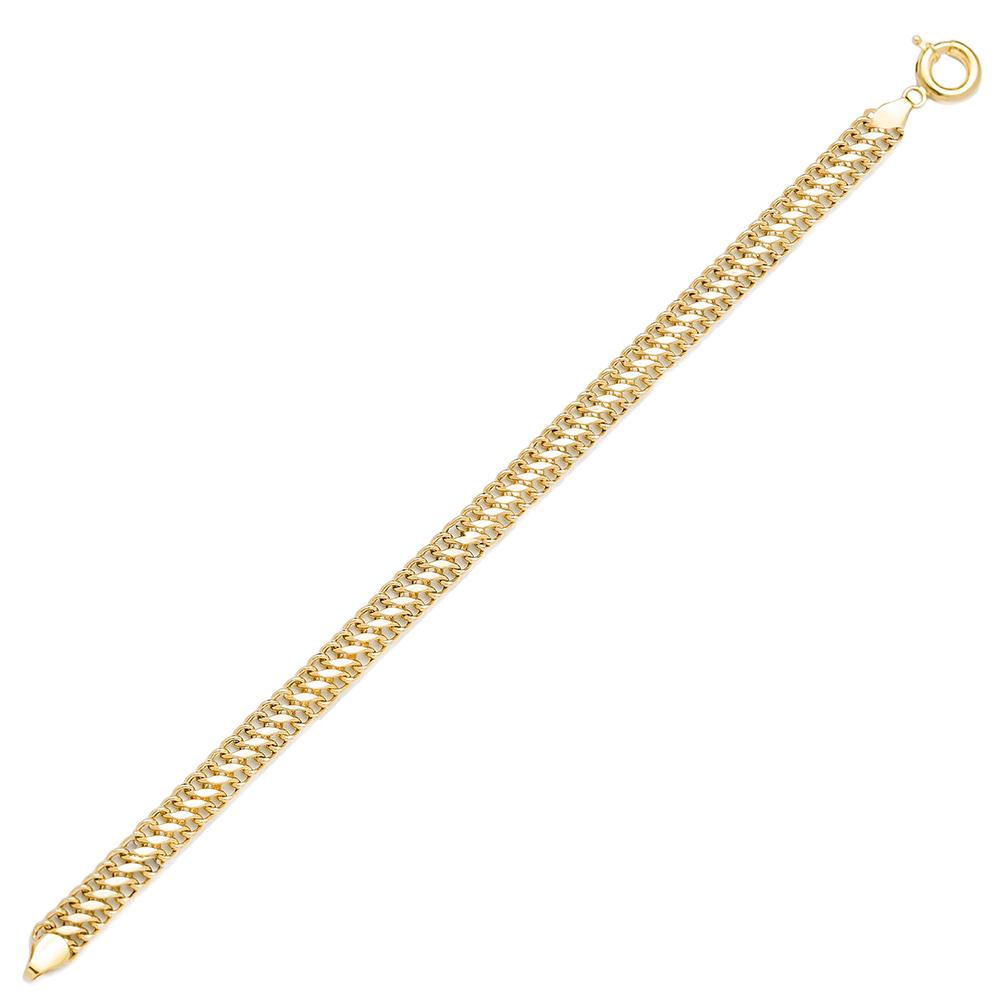 Trendy Model Turkish Wholesale 14k Gold Chain Bracelet